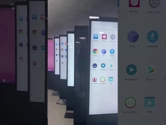 75 inç Free Standing Kiosk Kızılötesi Dokunmatik Ekran 256G Wifi Windows LCD Ekranı